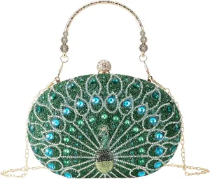 Rhinestone Evening Clutch Purses for Women Evening Weddings,Party Purses Crystal Diamond Glitter Sparkly Handbag