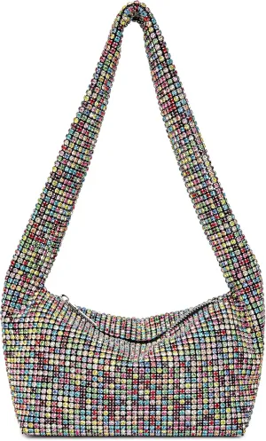 Rhinestone Evening Handbags Sparkling Crystal Purse Daily Casual Shoulder Bag