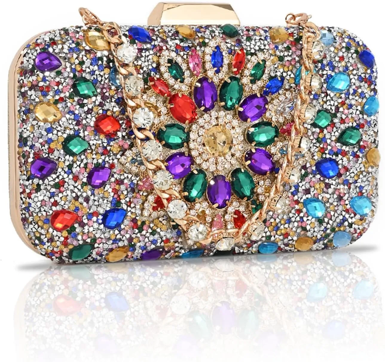 Rhinestone Purses for Women Rhinestone Evening Bag for Wedding Clutch Luxury Handbags Crossbody Bag for Party Prom
