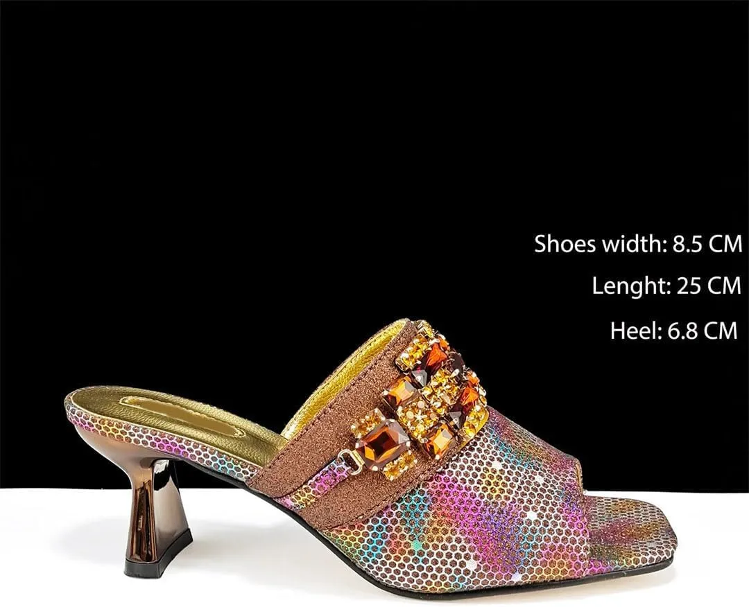 Rhinestone Wedding Pumps with Matching Clutch Set African Bridal Party Luxury Italian Heels