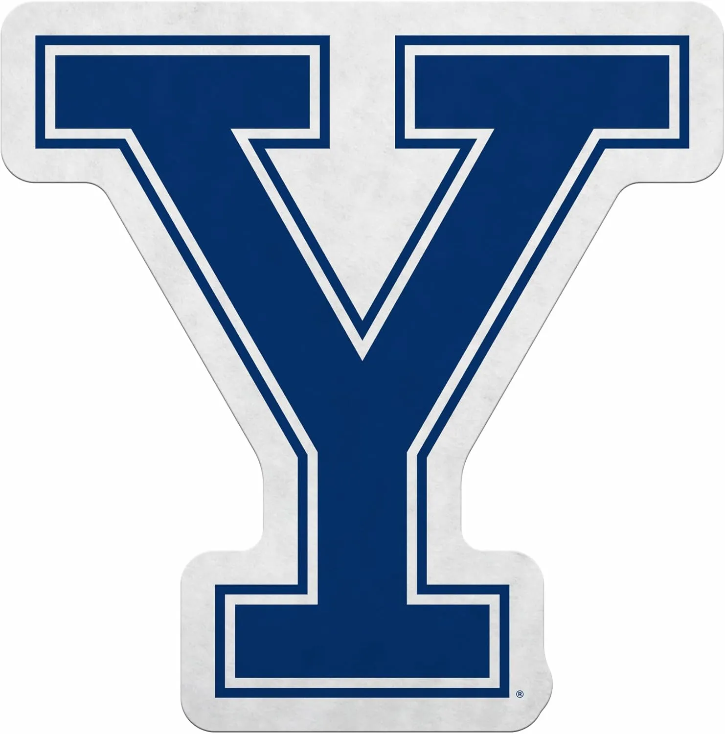 Rico Industries NCAA Yale Bulldogs Primary Shape Cut Pennant - Home and Living Room Décor - Soft Felt EZ to Hang