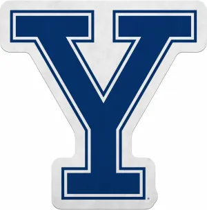 Rico Industries NCAA Yale Bulldogs Primary Shape Cut Pennant - Home and Living Room Décor - Soft Felt EZ to Hang