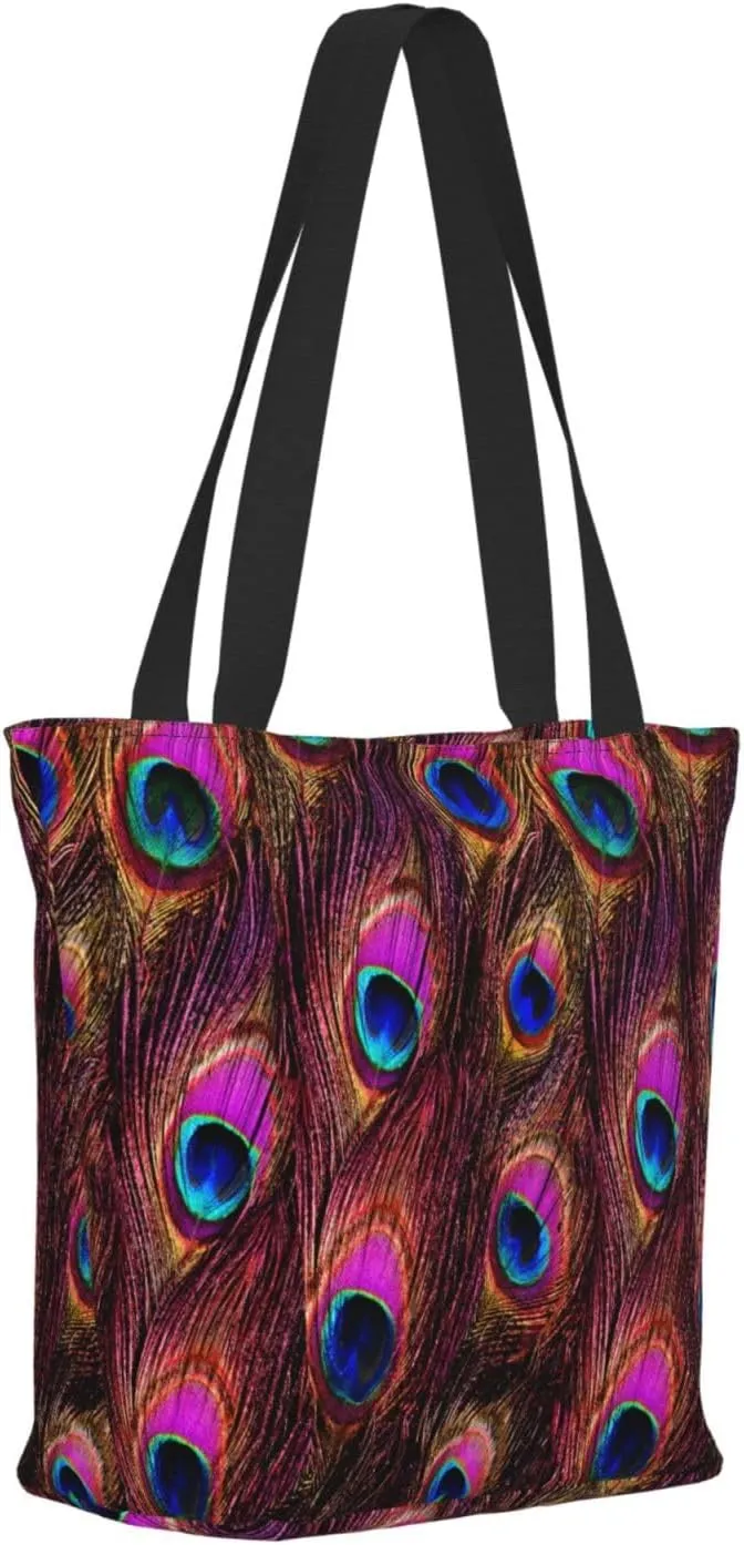 Romantic Bubbles Birthday Balloons Tote Bag Women Reusable Shopping Bags Shoulder Bag Portable Storage HandBags