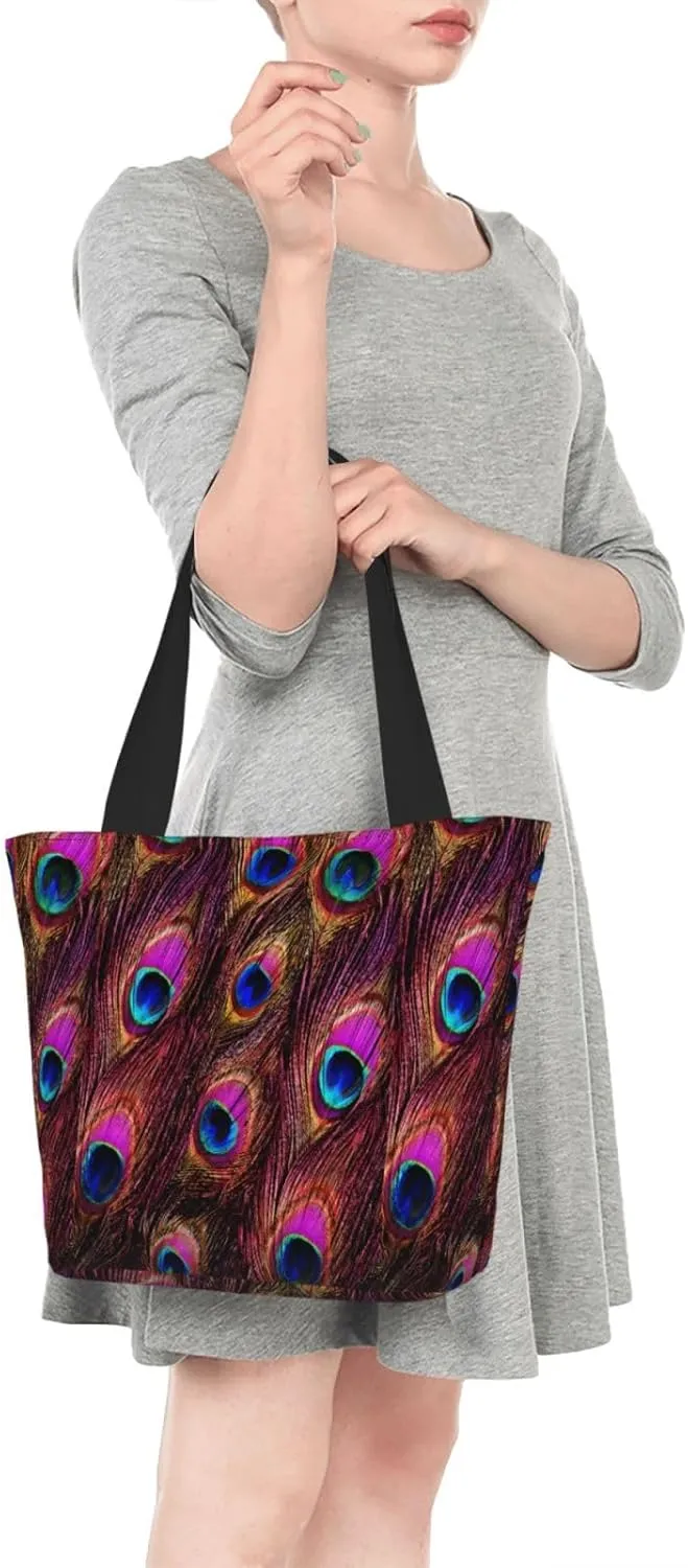 Romantic Bubbles Birthday Balloons Tote Bag Women Reusable Shopping Bags Shoulder Bag Portable Storage HandBags