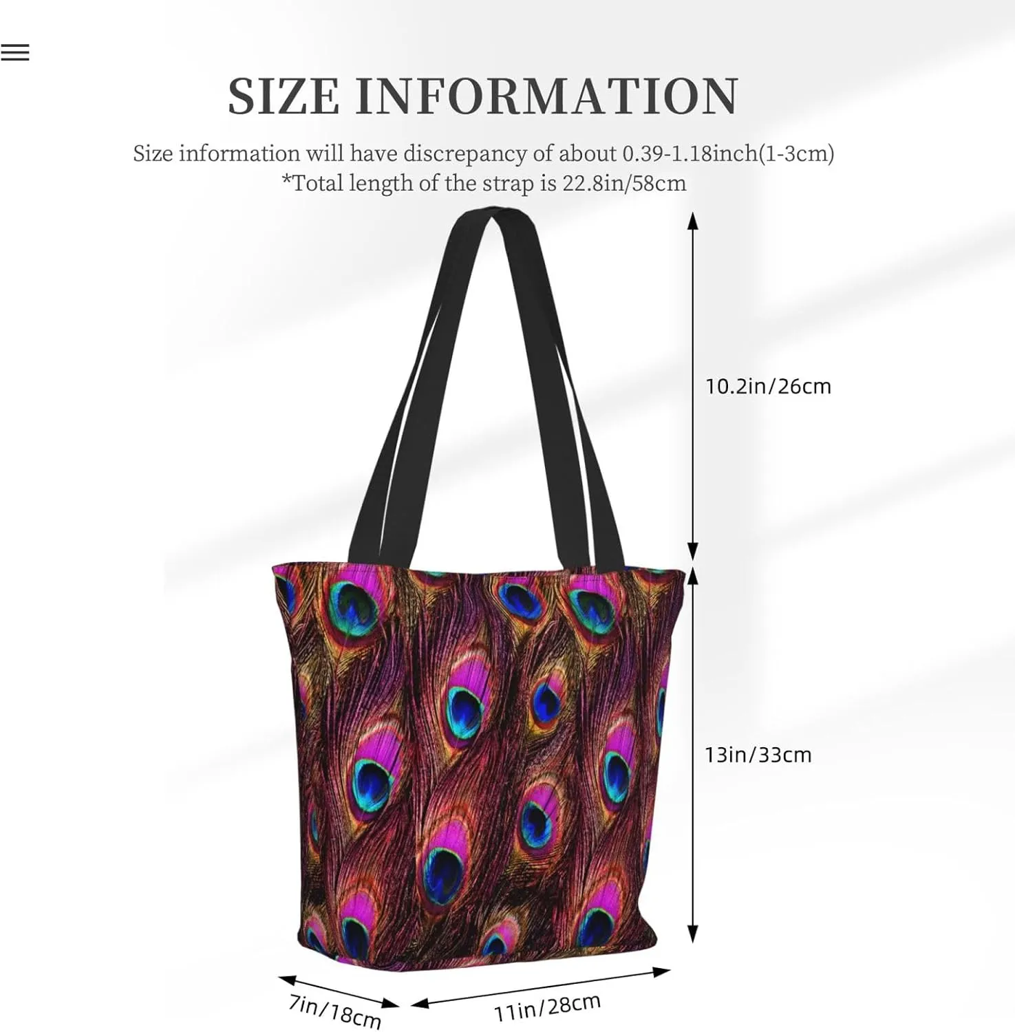 Romantic Bubbles Birthday Balloons Tote Bag Women Reusable Shopping Bags Shoulder Bag Portable Storage HandBags