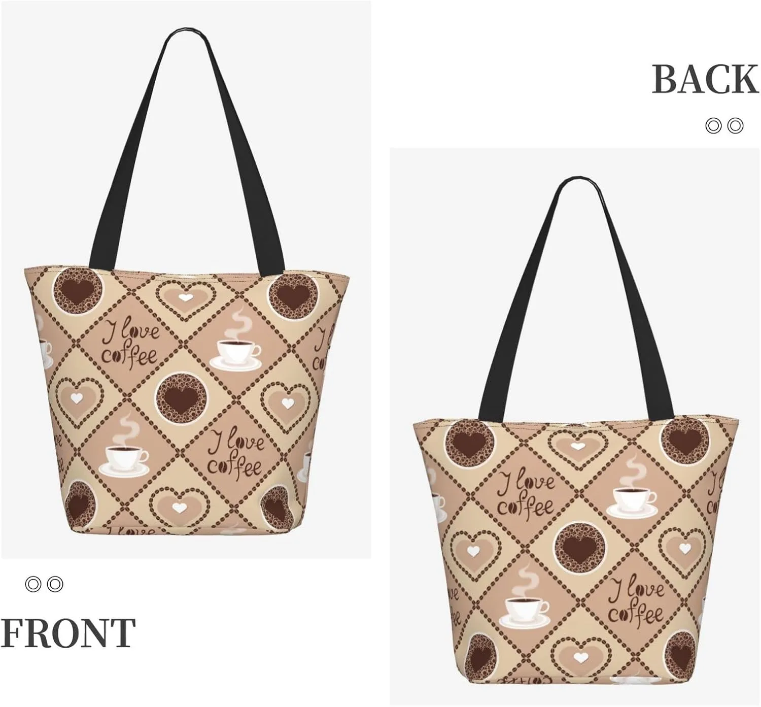 Romantic Bubbles Birthday Balloons Tote Bag Women Reusable Shopping Bags Shoulder Bag Portable Storage HandBags