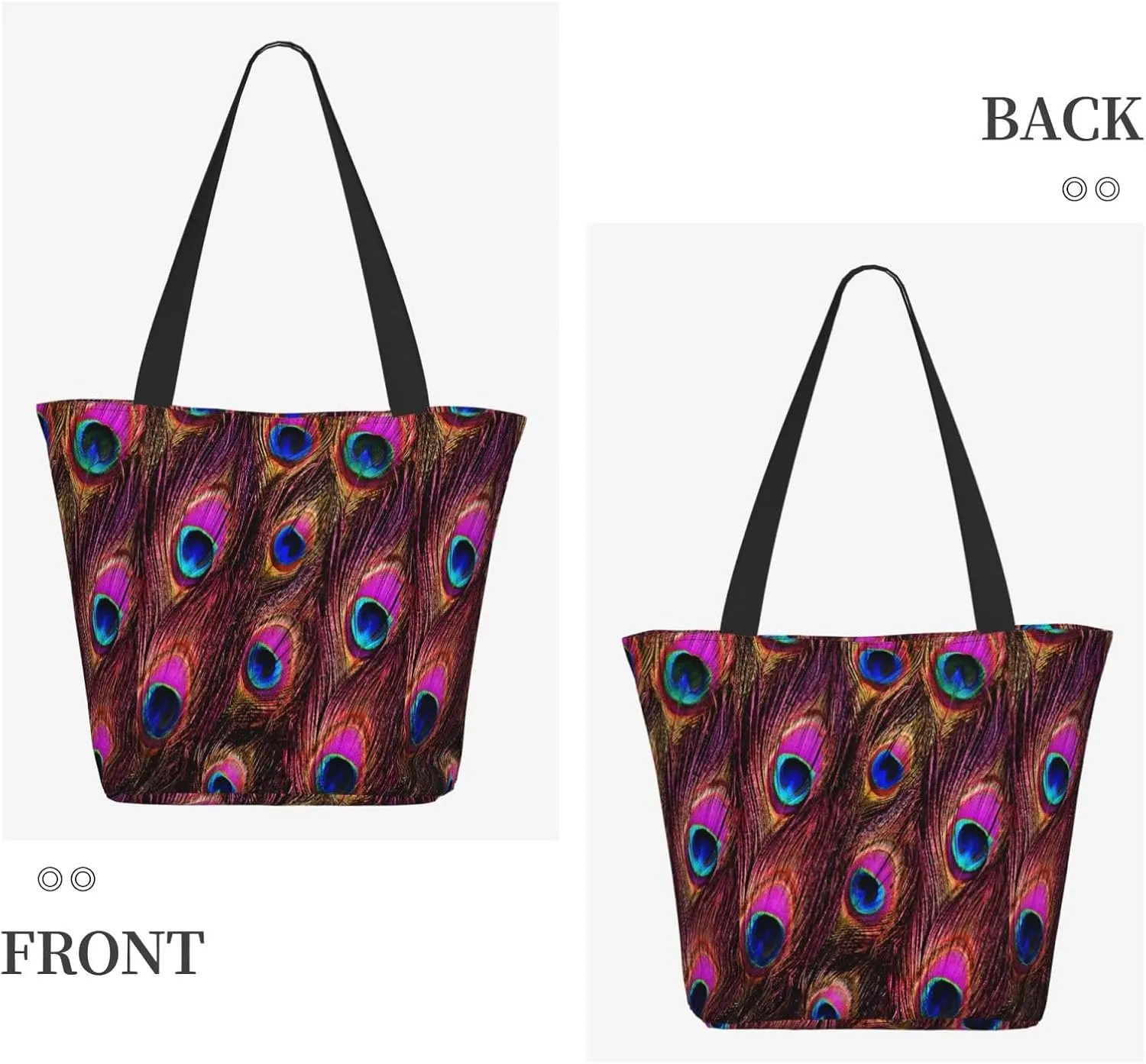 Romantic Bubbles Birthday Balloons Tote Bag Women Reusable Shopping Bags Shoulder Bag Portable Storage HandBags