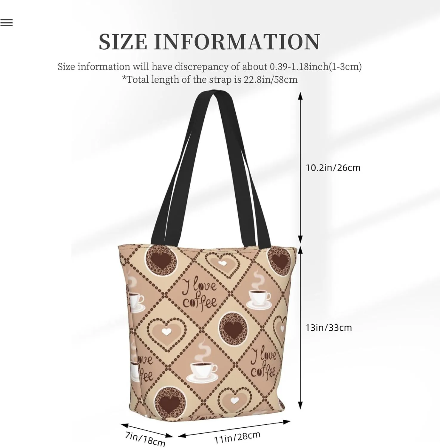 Romantic Bubbles Birthday Balloons Tote Bag Women Reusable Shopping Bags Shoulder Bag Portable Storage HandBags