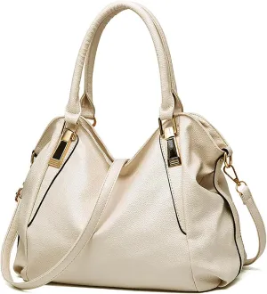 Roomy Fashion Womens Handbags Ladies Purse Satchel Shoulder Bags Tote Leather Bag Womens Lunch Tote Bags