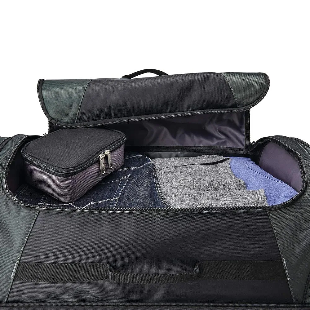 Samsonite Andante 2 32" Wheeled Rolling Duffel Bag, Moss Green/Black (117226-C065)