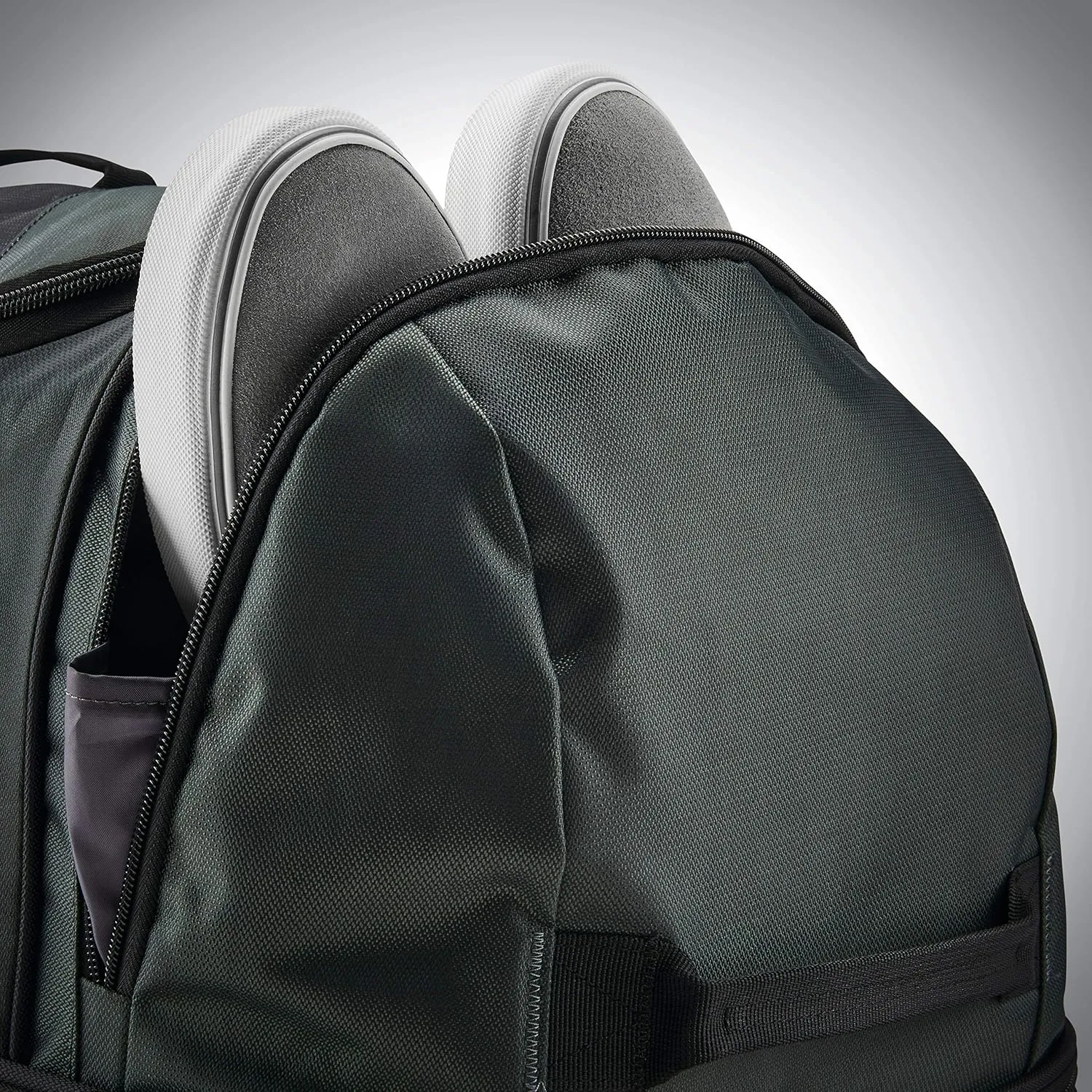 Samsonite Andante 2 Wheeled Duffel Bag – 32-Inch Durable Rolling Luggage with Inline Skate Wheels, Push-Button Handle & Spacious Compartments – Travel-Friendly and Lightweight - Moss Green/Black