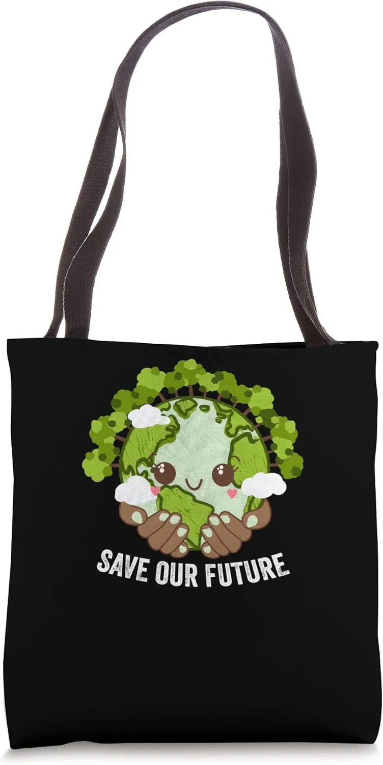 Save Our Future Sustainable Nature Lover Zero Waste Tote Bag