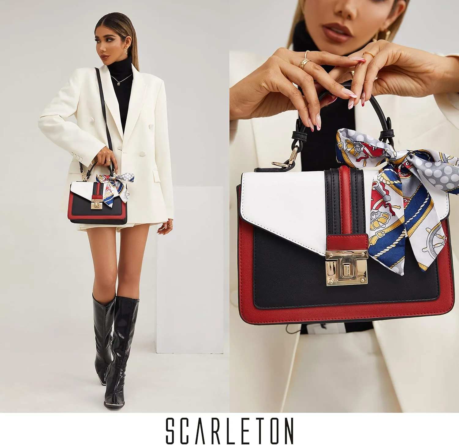 Scarleton Rose Satchel Handbag