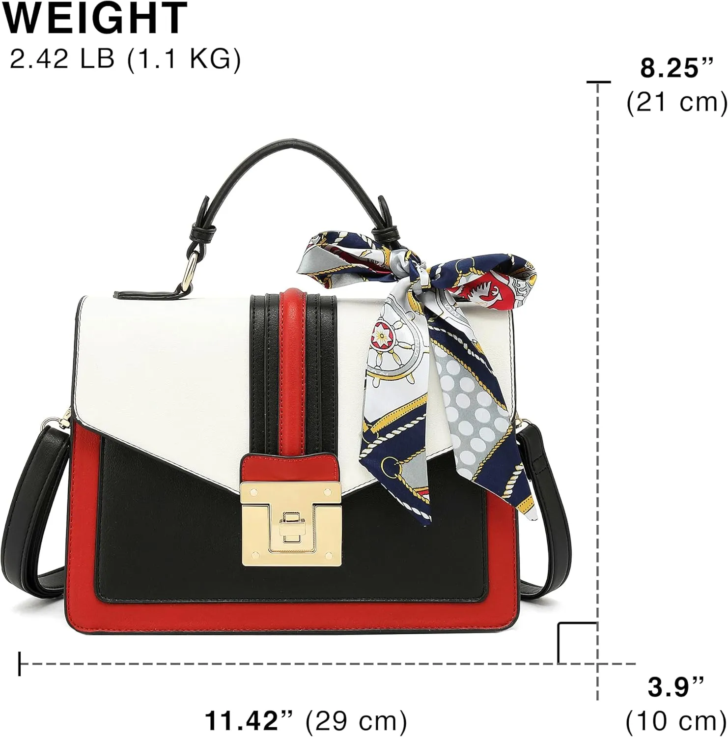 Scarleton Rose Satchel Handbag