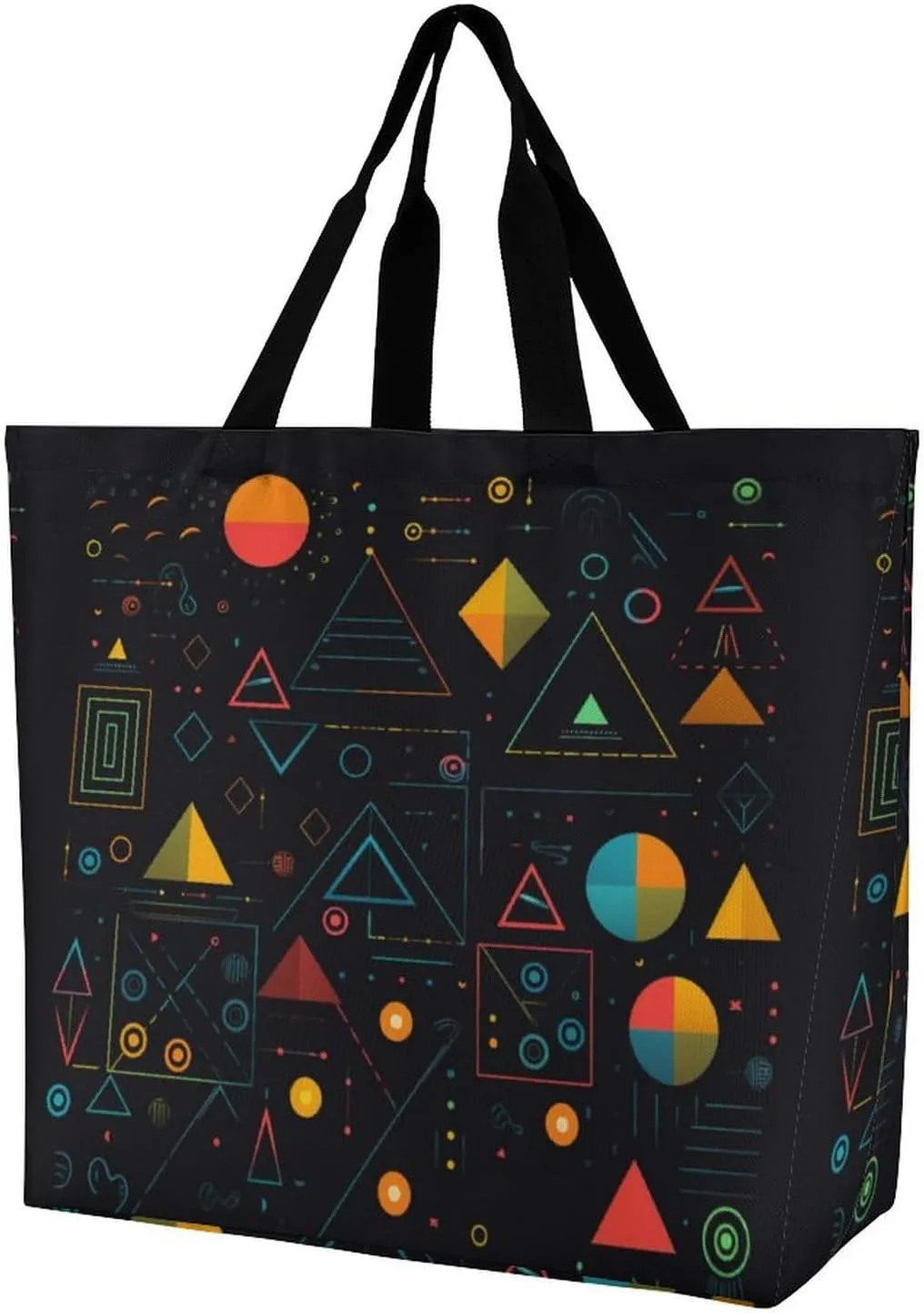 Science Formulas Chalk Board Shoulder Bag Large Capacity Shopping Bag Washable Grocery Bag Handbag for Women Men