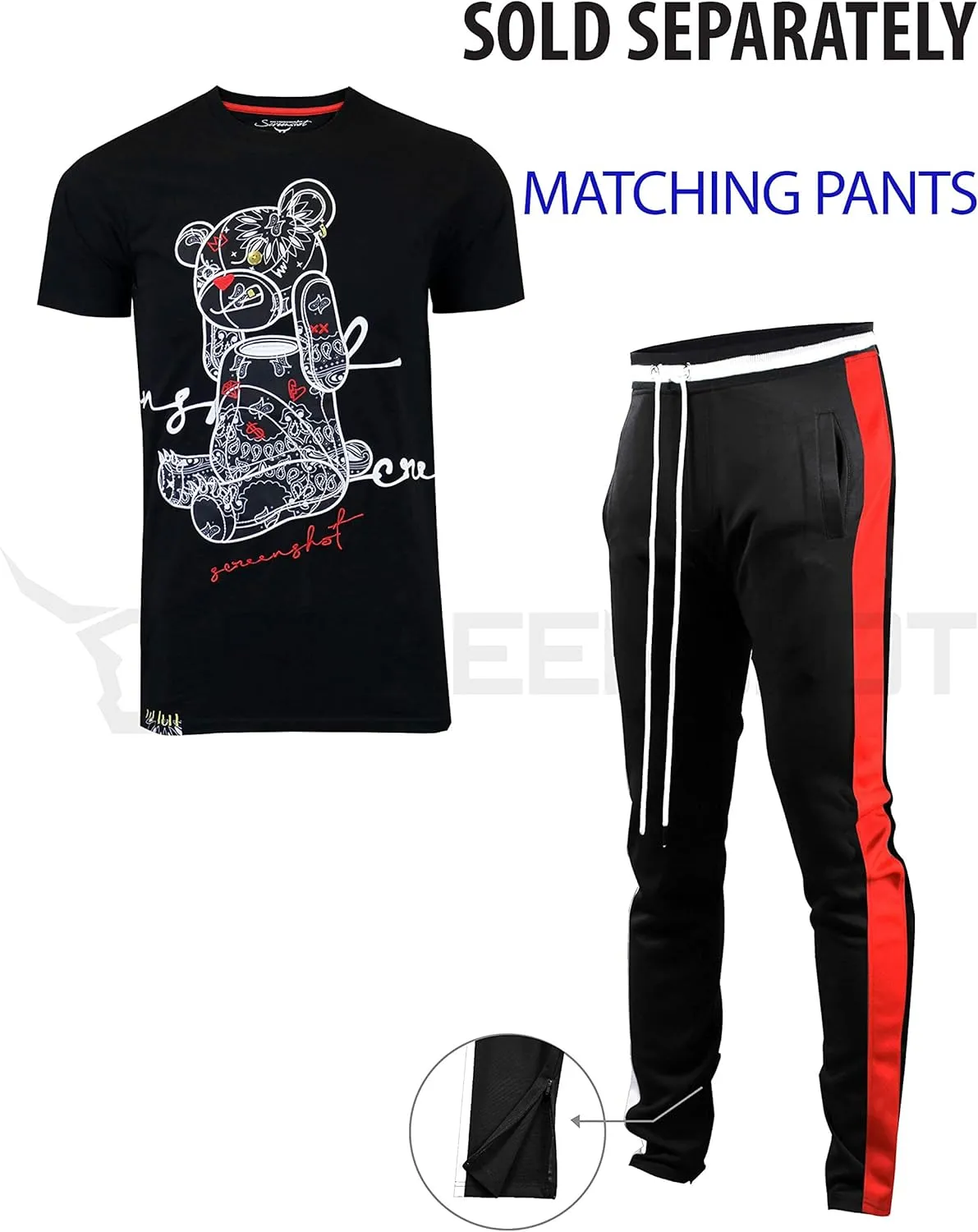 SCREENSHOT-1202-SS-1 Mens Hipster Hip-Hop Premium Stylish Longline Urban High Density Gel Tee