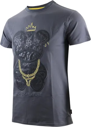 SCREENSHOT-2202-SS-2 Mens Stylish Double Layer Patch Embroidery High Density Gel Premium Quality Tee