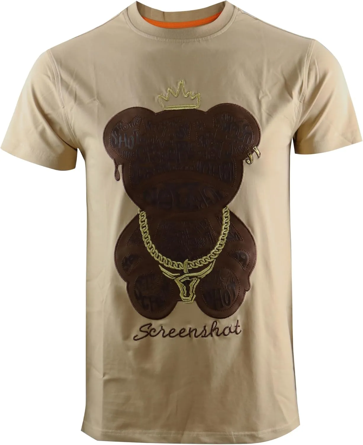 SCREENSHOT-2202-SS-2 Mens Stylish Double Layer Patch Embroidery High Density Gel Premium Quality Tee