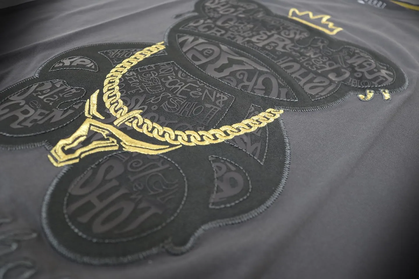 SCREENSHOT-2202-SS-2 Mens Stylish Double Layer Patch Embroidery High Density Gel Premium Quality Tee