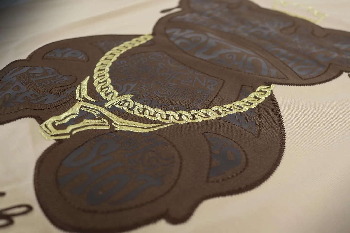 SCREENSHOT-2202-SS-2 Mens Stylish Double Layer Patch Embroidery High Density Gel Premium Quality Tee