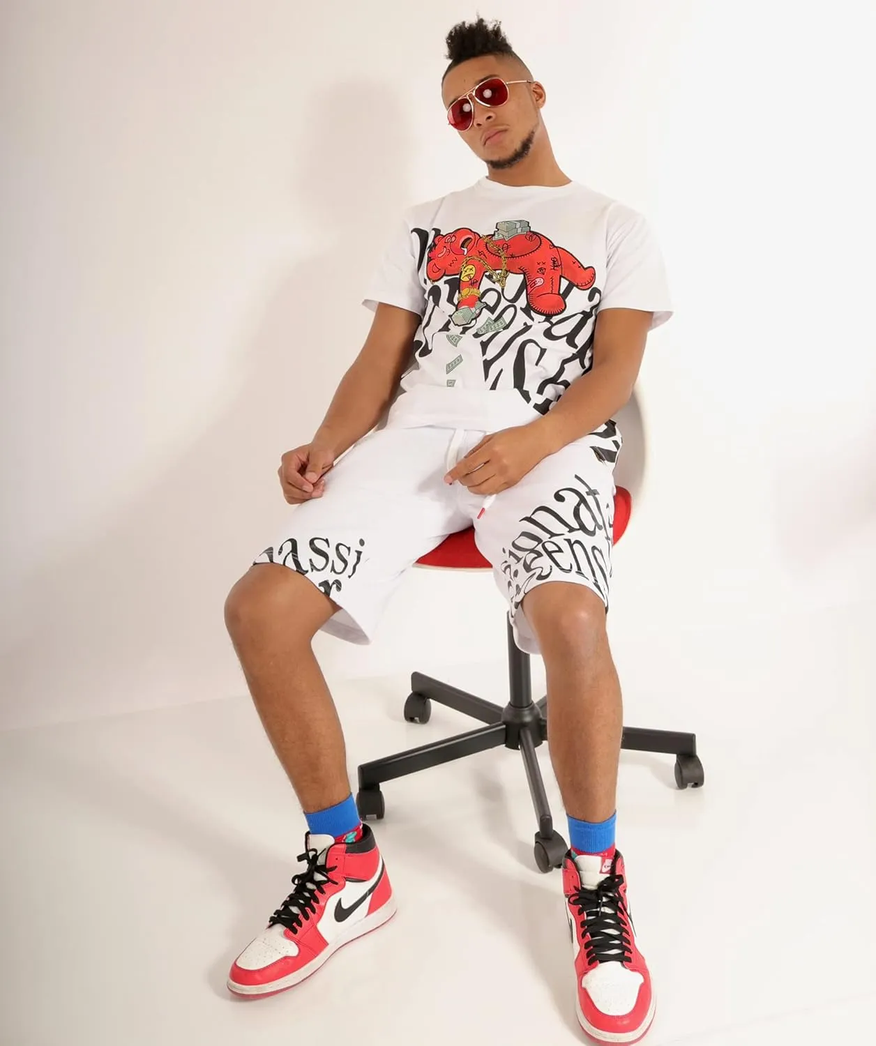 SCREENSHOT-TEE3202SS Mens Hip-Hop NYC Streetwear Urban Varsity Racing Premium Tee