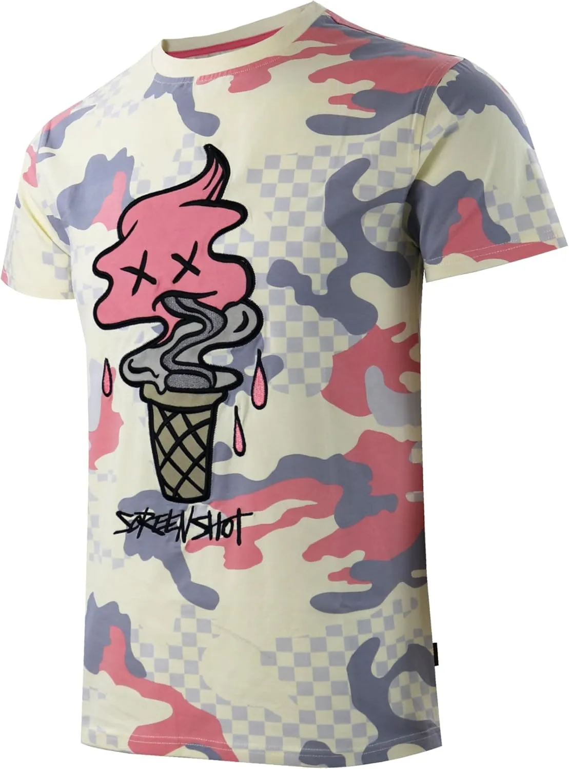 SCREENSHOT-TEE4202 Mens Hip-Hop NYC Streetwear Premium Technique Tee