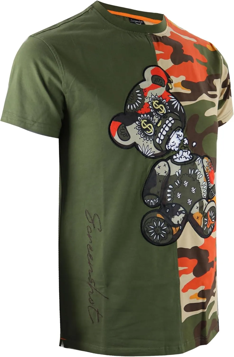 SCREENSHOT-TEE4202 Mens Hip-Hop NYC Streetwear Premium Technique Tee