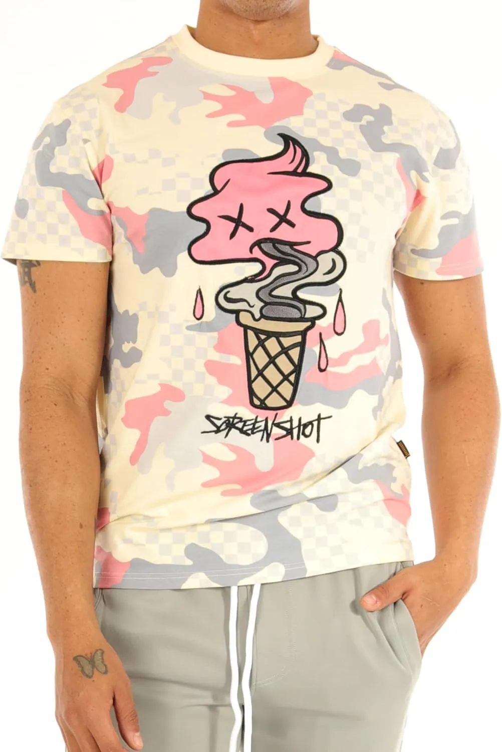SCREENSHOT-TEE4202 Mens Hip-Hop NYC Streetwear Premium Technique Tee