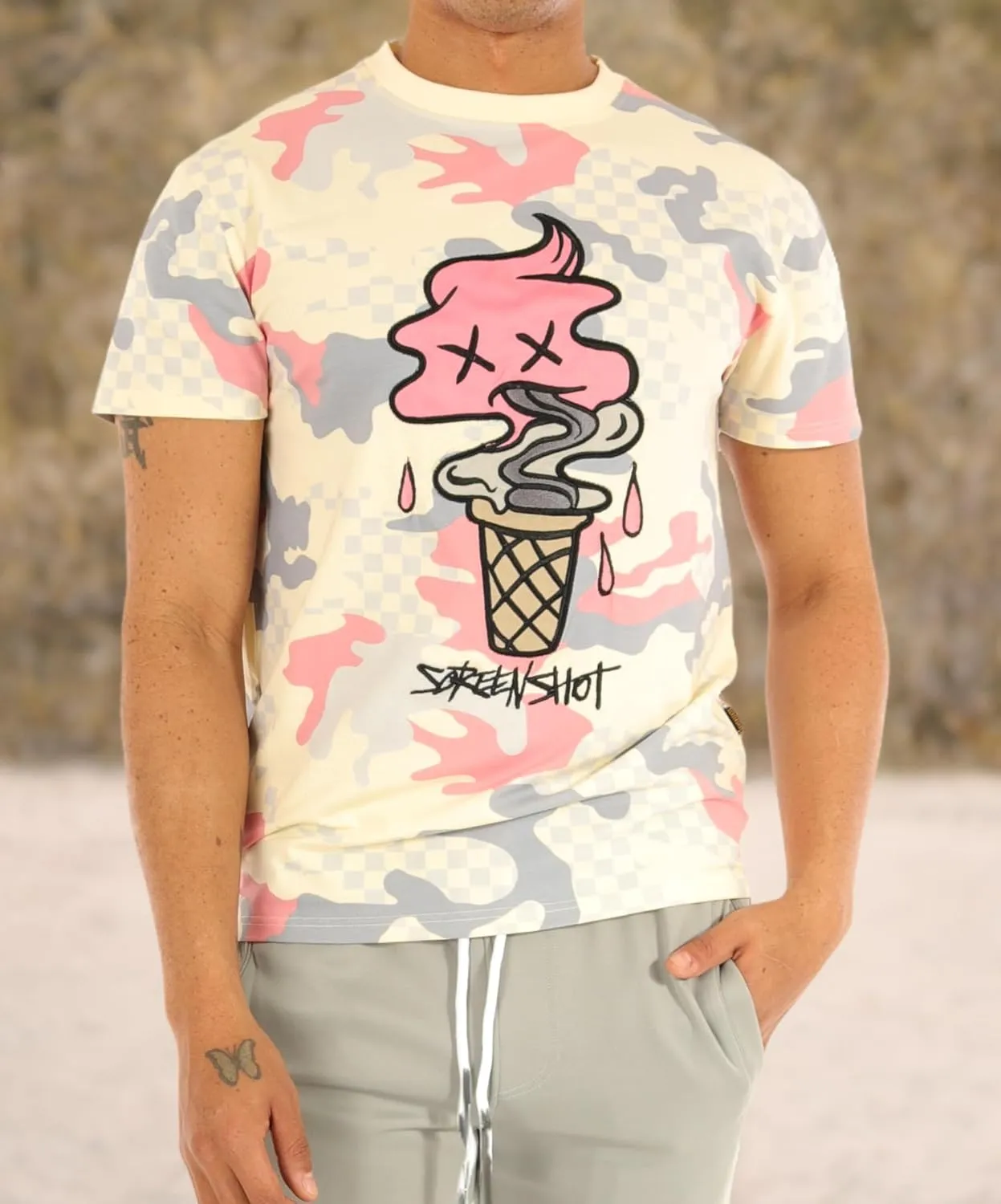 SCREENSHOT-TEE4202 Mens Hip-Hop NYC Streetwear Premium Technique Tee
