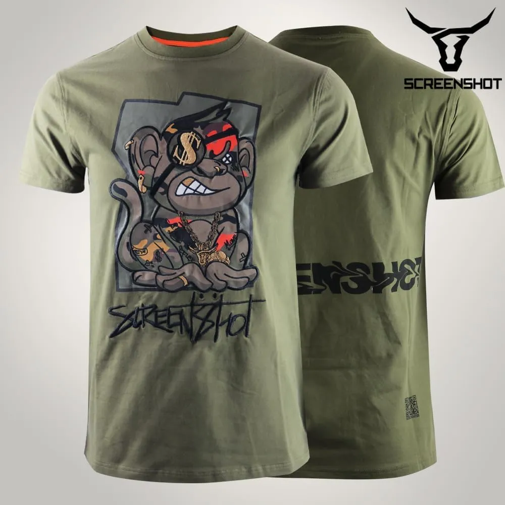 SCREENSHOT-TEE4202 Mens Hip-Hop NYC Streetwear Premium Technique Tee