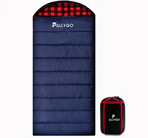 Sleeping Bag Cotton Flannel Sleeping Bags for Adults-Cold Weather