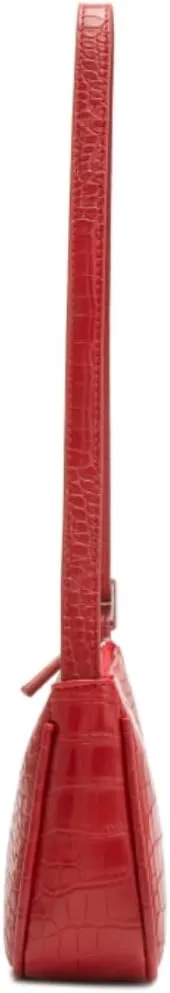Small Purse for Women, Adjustable Shoulder Bags Crocodile Pattern Clutch Purse with Zipper Closure Retro