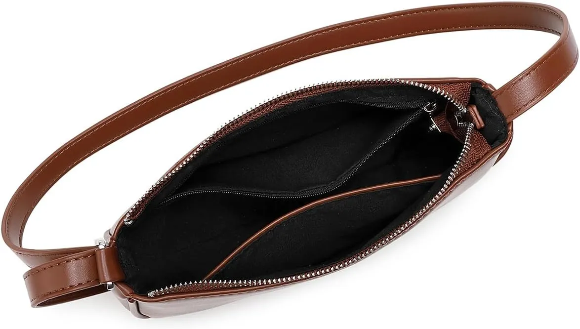Small Purse for Women, Adjustable Shoulder Bags Crocodile Pattern Clutch Purse with Zipper Closure Retro