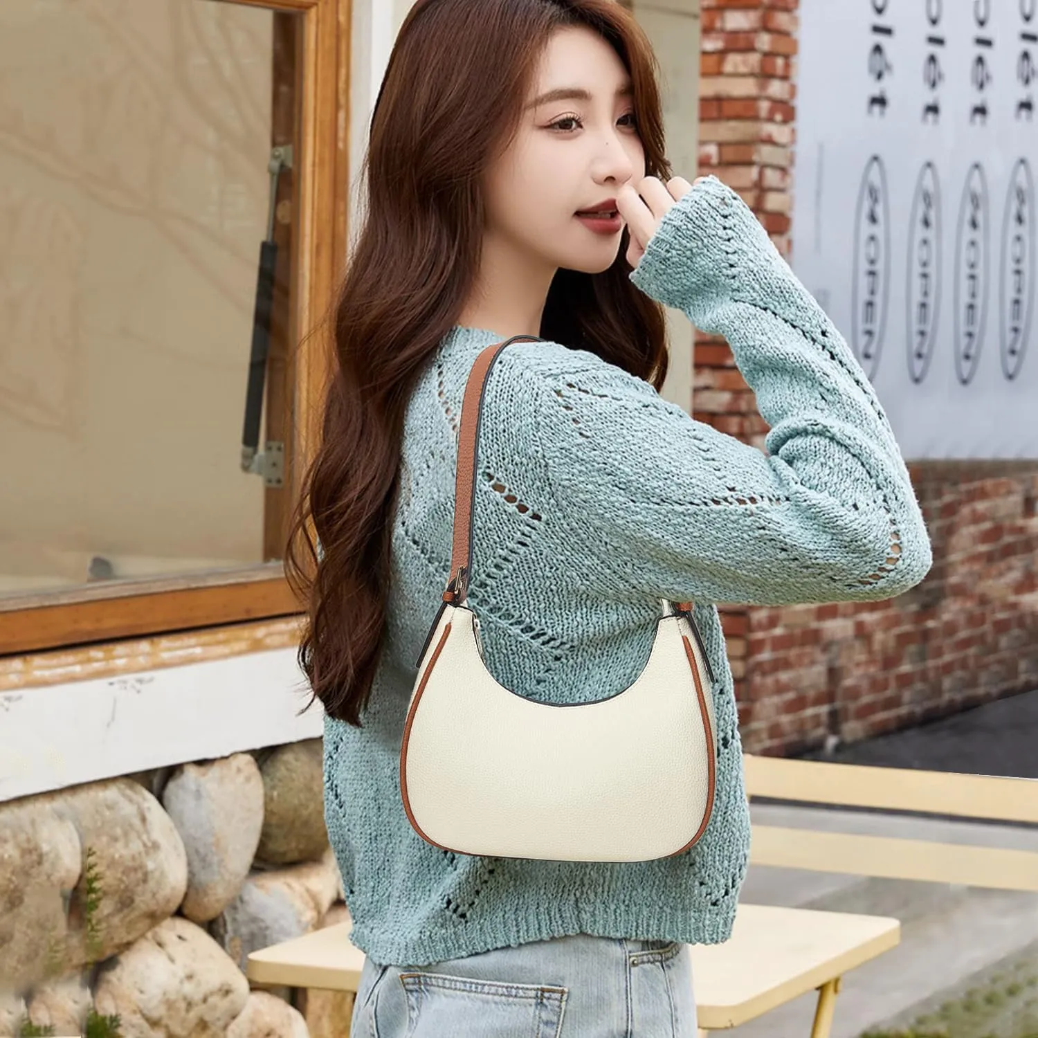 Small Tote Shoulder Bags Purses for Women Retro Classic Crossbody Bags Cute Clutch Purse and Handbag