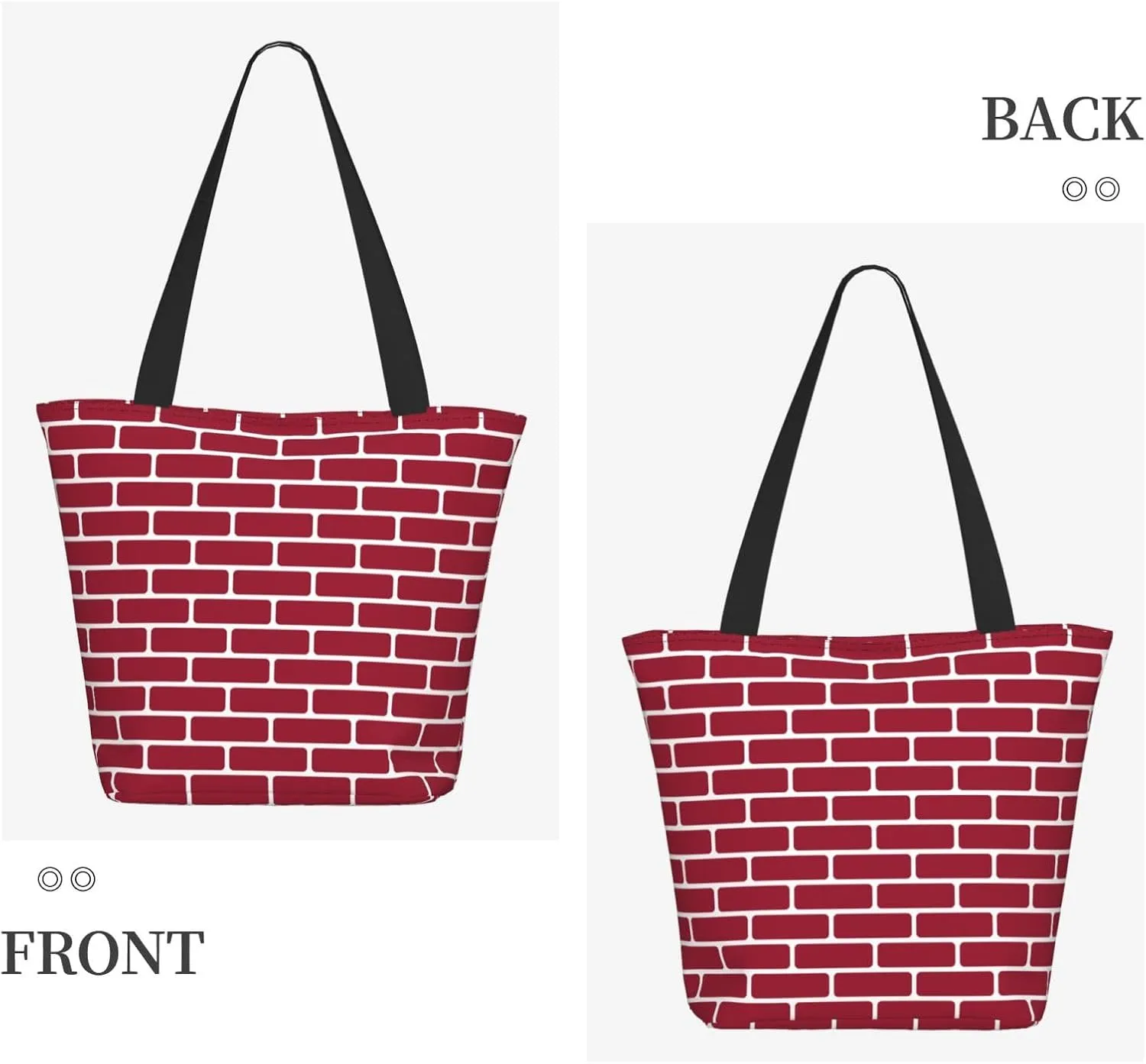 Snowflakes Red Green Stripes Tote Bag Women Reusable Shopping Bags Shoulder Bag Portable Storage HandBags