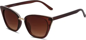 SOJOS Cat Eye Designer Sunglasses Fashion UV400 Protection Glasses SJ2052
