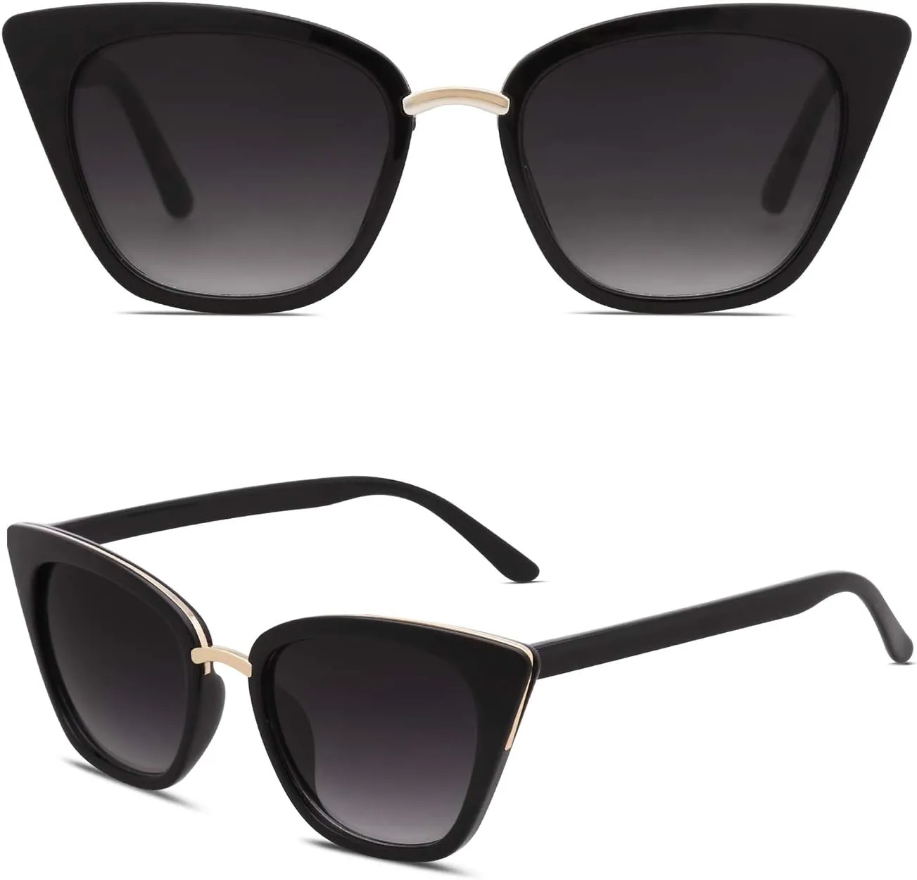 SOJOS Cat Eye Designer Sunglasses Fashion UV400 Protection Glasses SJ2052