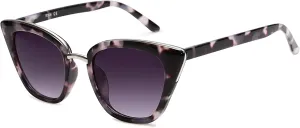 SOJOS Cat Eye Designer Sunglasses Fashion UV400 Protection Glasses SJ2052
