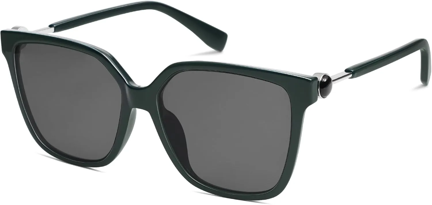 SOJOS Fashion Square Sunglasses for Women Trendy UV Protection Lens Womens Sunnies Sunglasses SJ2196