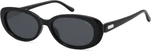 SOJOS Retro Oval Polarized Sunglasses for Women Men Vintage 90s Style Designer Inspired Sunnies Sun Glasses SJ2369