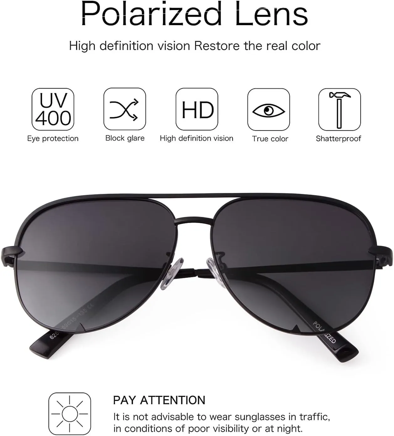 SORVINO Oversized Aviator Sunglasses for Women Men Trendy Retro Bulk Shade Black Faded Sun Glasses Classic UV Protection