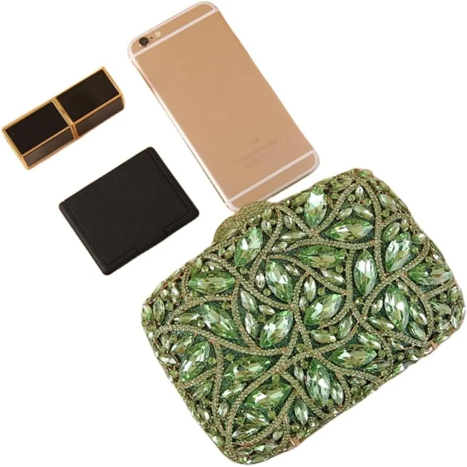Sparkly Rhinestone Purse for Women Full Diamond Evening Clutch Bag Party Wedding Luxury Crystal Handbags