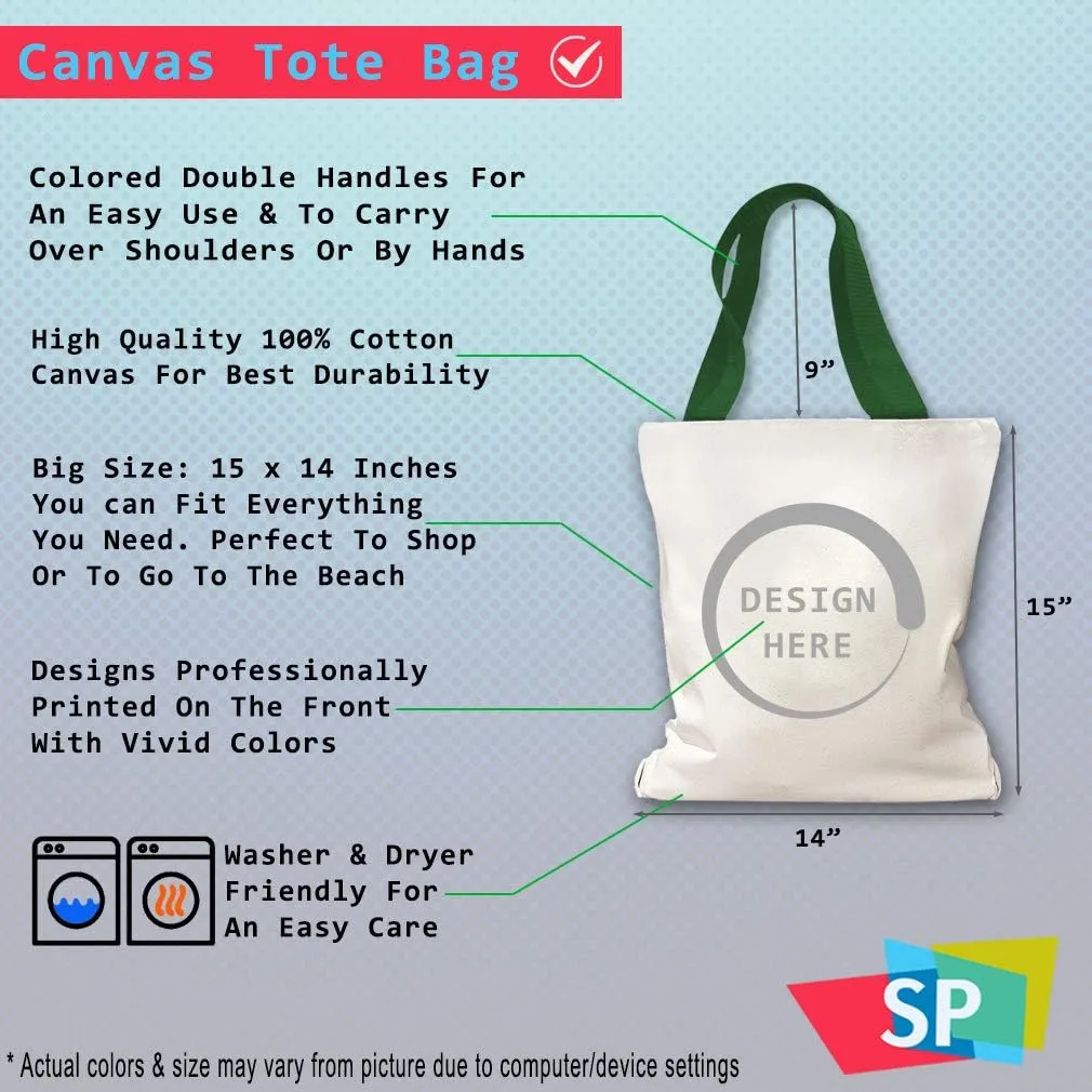 Speedy Pros Canvas Tote Bag for Women Don'T Be Afraid to Take Whisks Kitchen Housewarming Beach Bags for Women