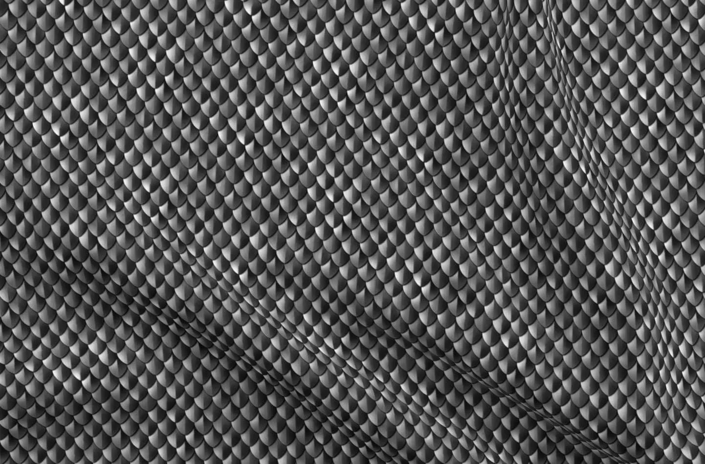 Spoonflower Fabric - Scales Armor Black Mermaid Dragon Serpent Costume Snake Skin Printed on Satin Fabric by The Yard - Sewing Lining Apparel Fashion Blankets Decor