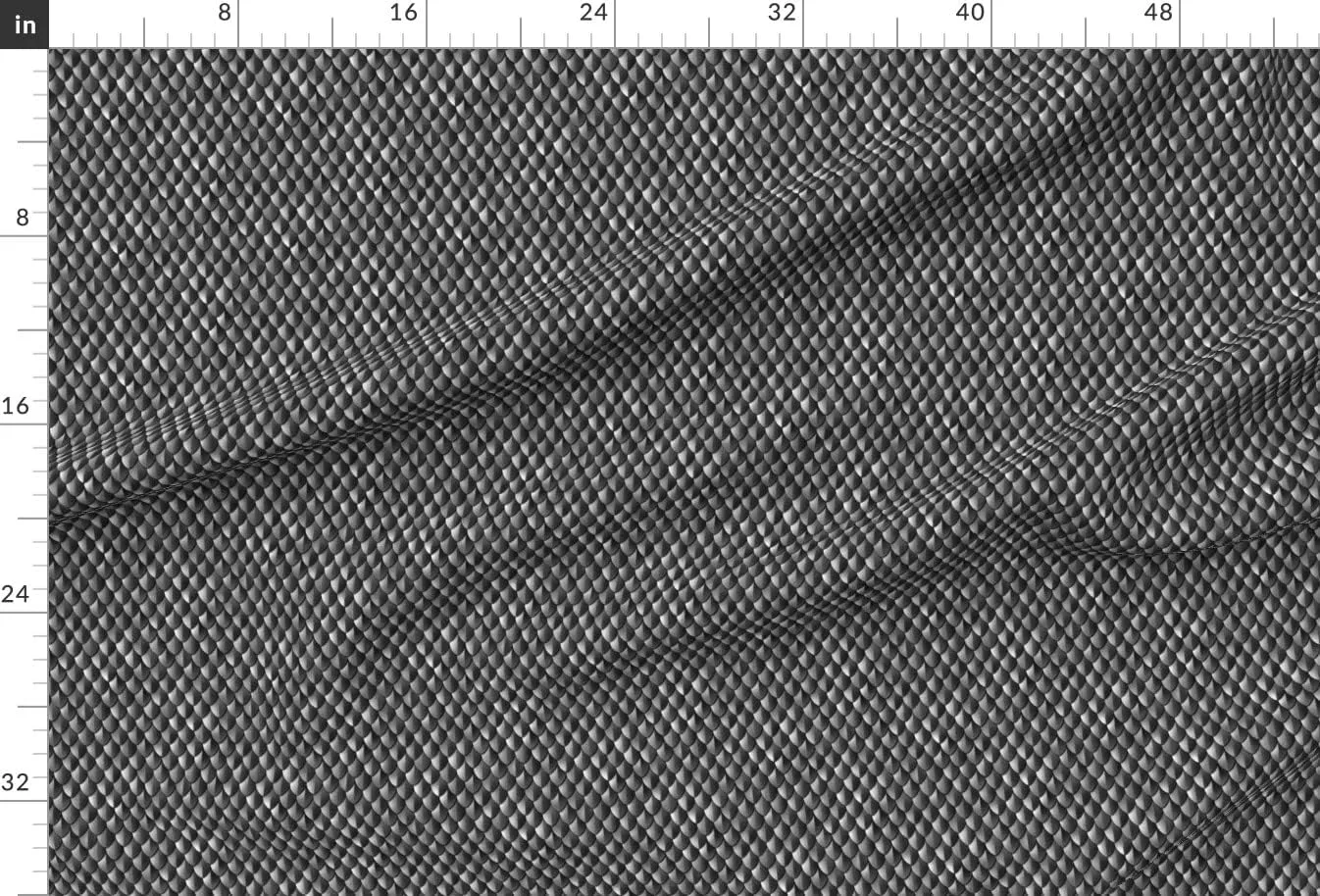 Spoonflower Fabric - Scales Armor Black Mermaid Dragon Serpent Costume Snake Skin Printed on Satin Fabric by The Yard - Sewing Lining Apparel Fashion Blankets Decor