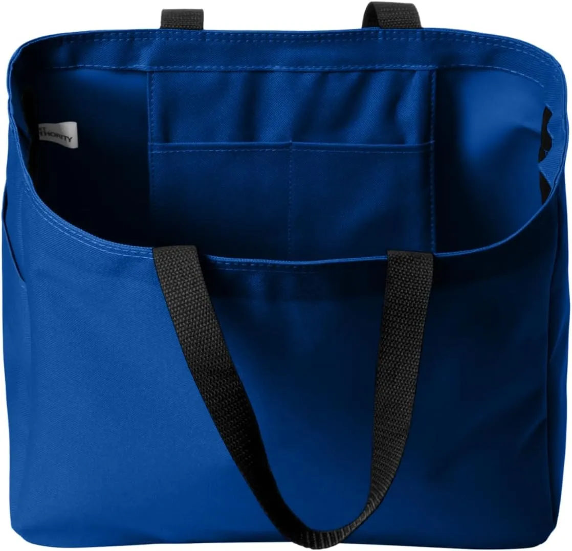 Sport Your Gear Officially Licensed NCAA Reusable Essential Tote Bag, 12" x 12" x 6.5" 600D Polyester Convas Tote Bag