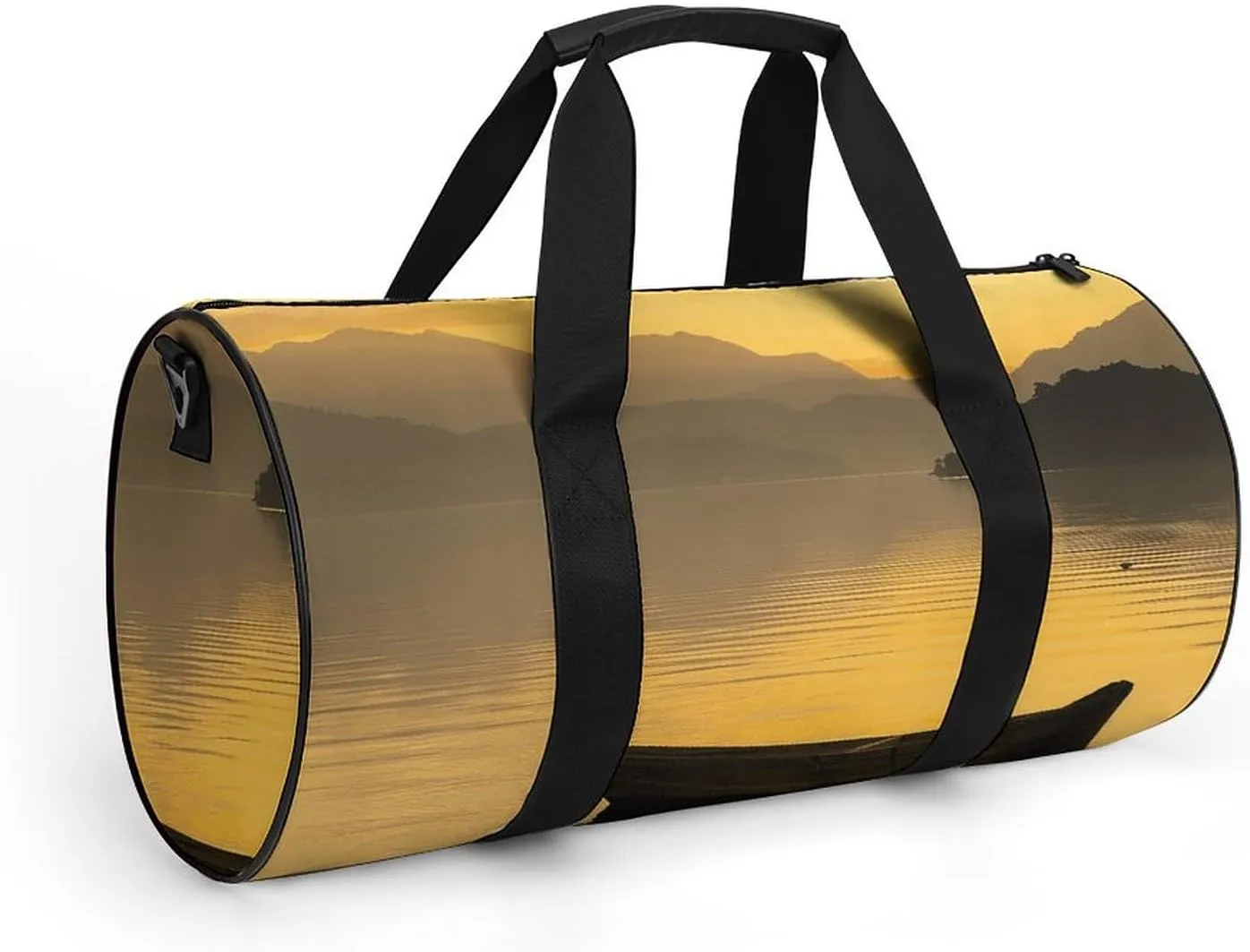 Sports Gym Bag for Women Men Travel Duffel Bag Floating on A Calm Lake Weekender Bag Canvas Carry on Overnight Bag for Travel Swimming Fitness Workout Sports Duffle Bag