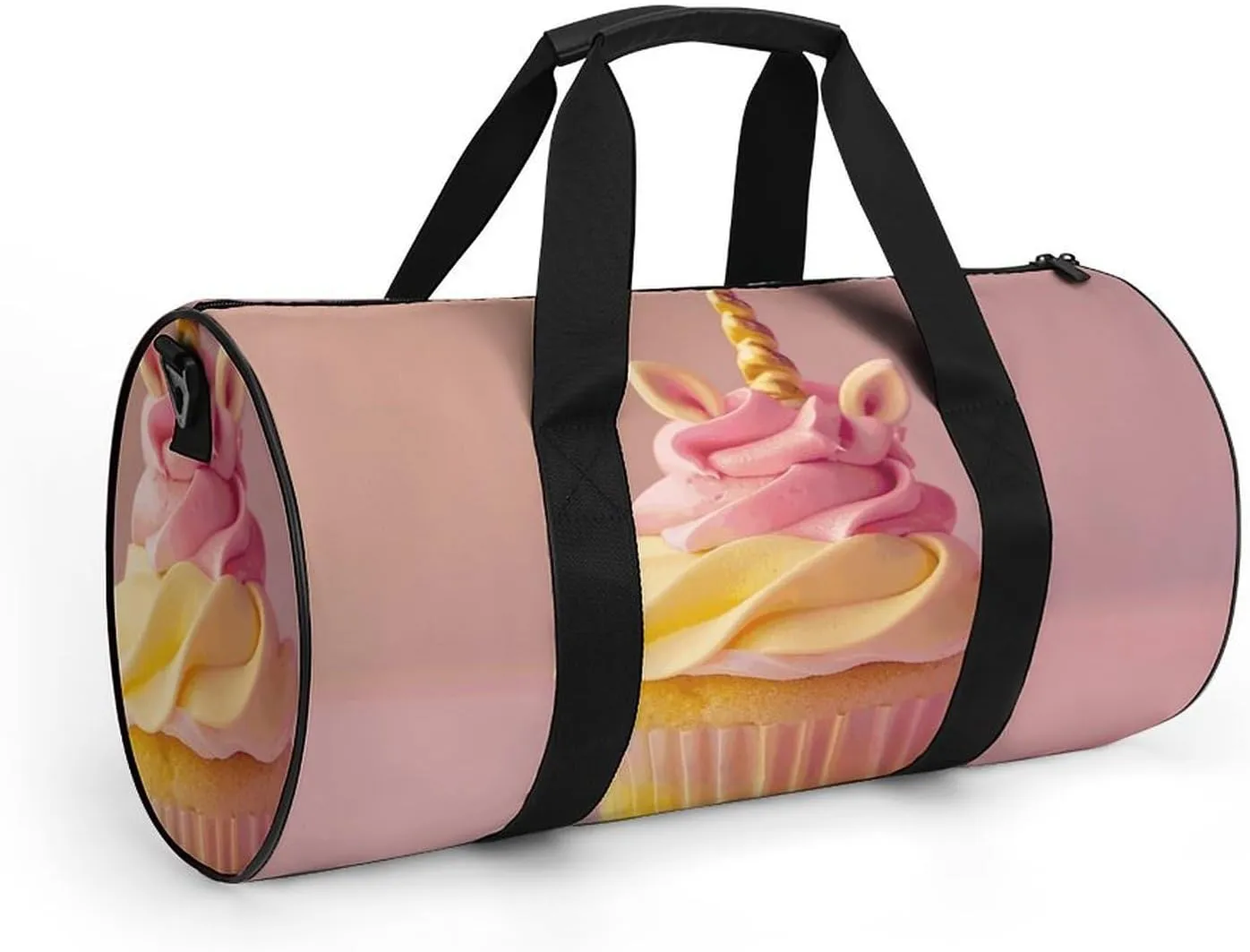 Sports Gym Bag for Women Men Travel Duffel Bag Ombre Magic Horse Cake Weekender Bag Canvas Carry on Overnight Bag for Travel Swimming Fitness Workout Sports Duffle Bag