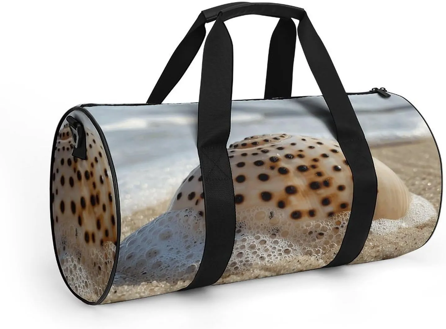 Sports Gym Bag for Women Men Travel Duffel Bag Shells on The Beach Weekender Bag Canvas Carry on Overnight Bag for Travel Swimming Fitness Workout Sports Duffle Bag, 17.7in/9in/9in, style-2-1