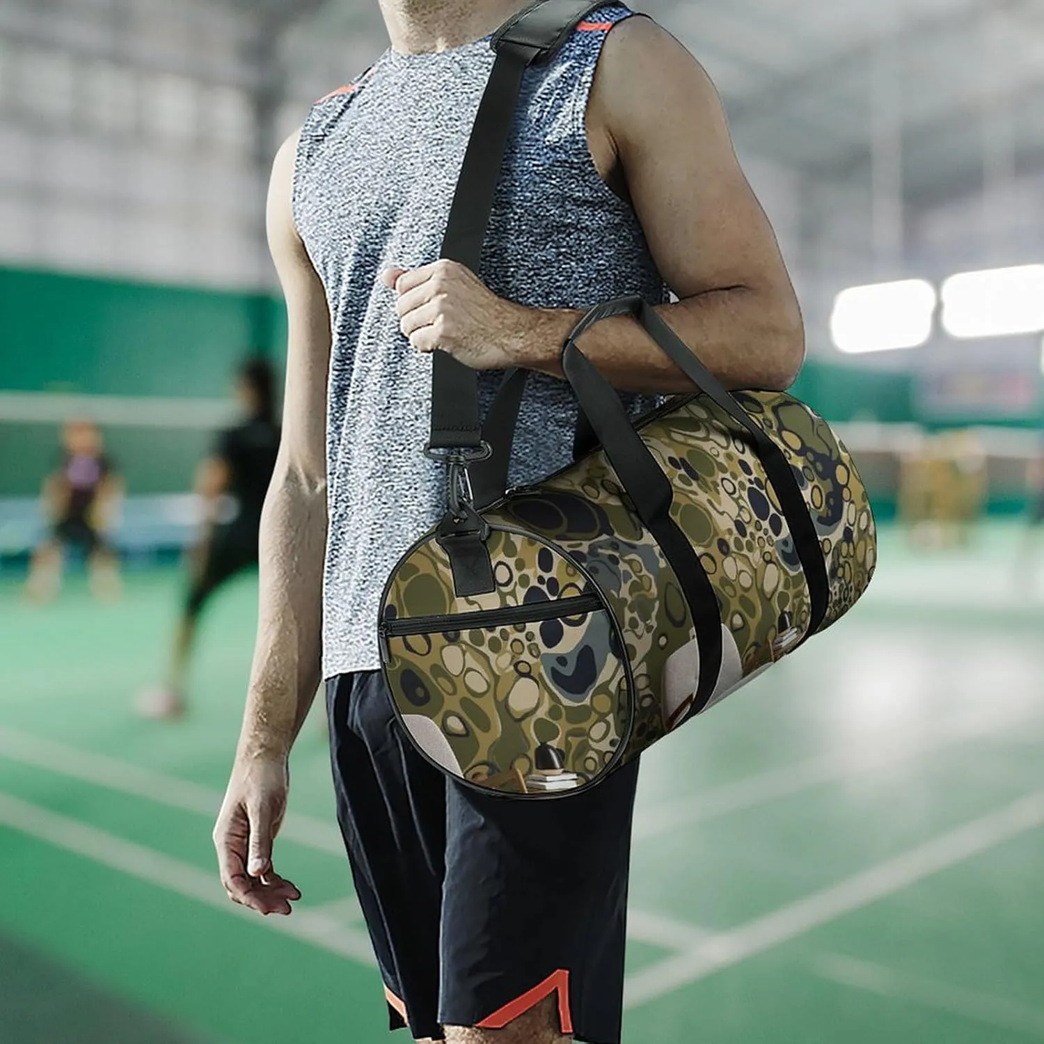 Sports Gym Bag for Women Men Travel Duffel Bag Tote Weekender Bag One Chair in The Room Carry on Overnight Bag for Travel Swimming Fitness Workout Sports Duffle Bag